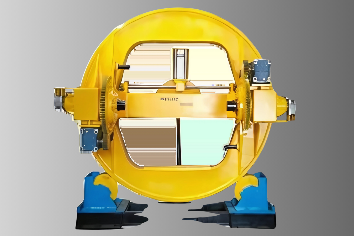 Rotating Take Up Machine